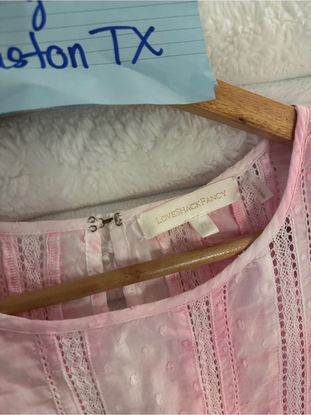LoveShackFancy Tie Dye Pink Ruffle Tiered Mini Dress - Picture 6 of 10